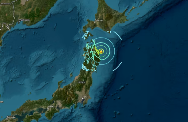 Terremoto de 5,6 sacude el centro de Japón en medio de alerta por lluvias y tormentas tropicales