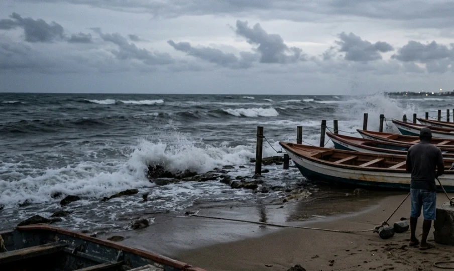 COE advierte deterioro del mar y recomienda a embarcaciones permanecer en puerto en la costa sur