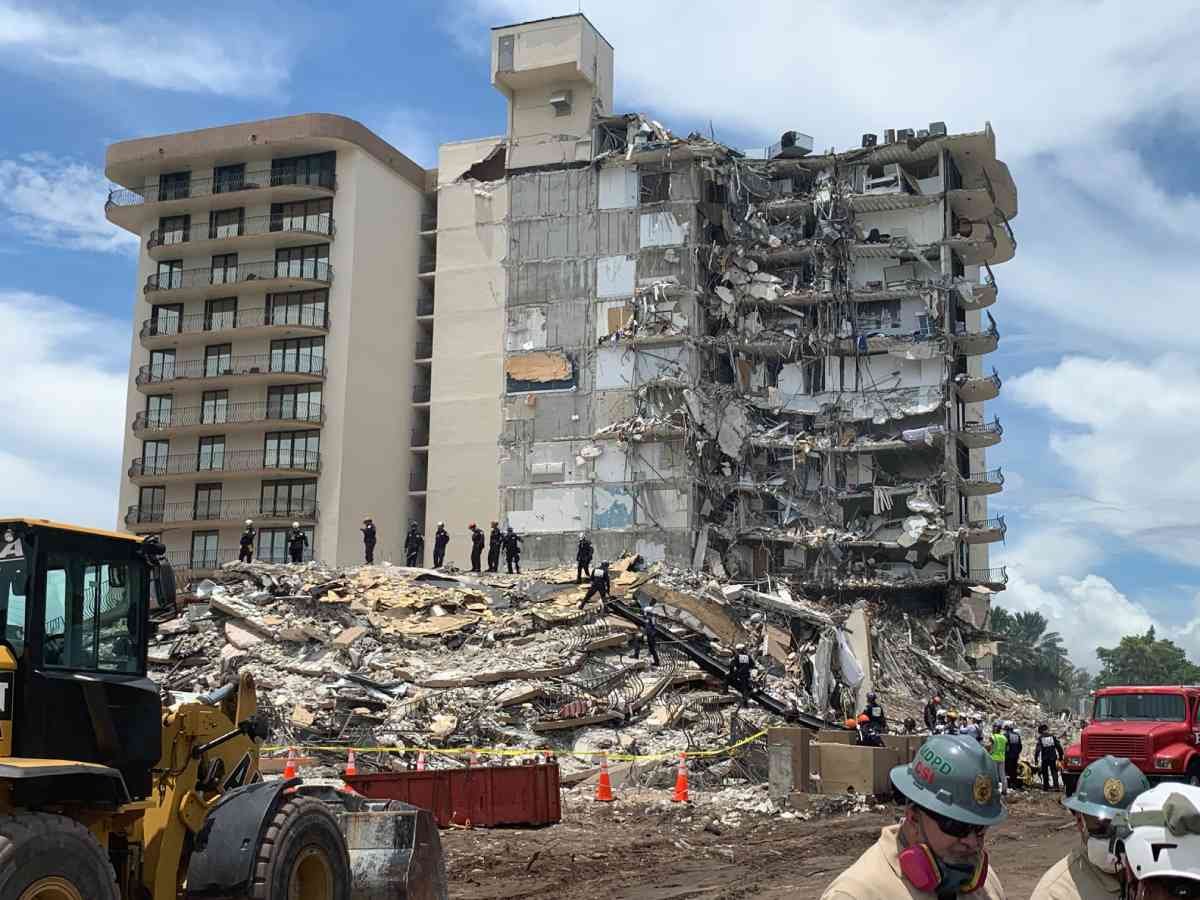 Informe revela que el colapso de la torre Champlain en Surfside comenzó semanas antes del derrumbe