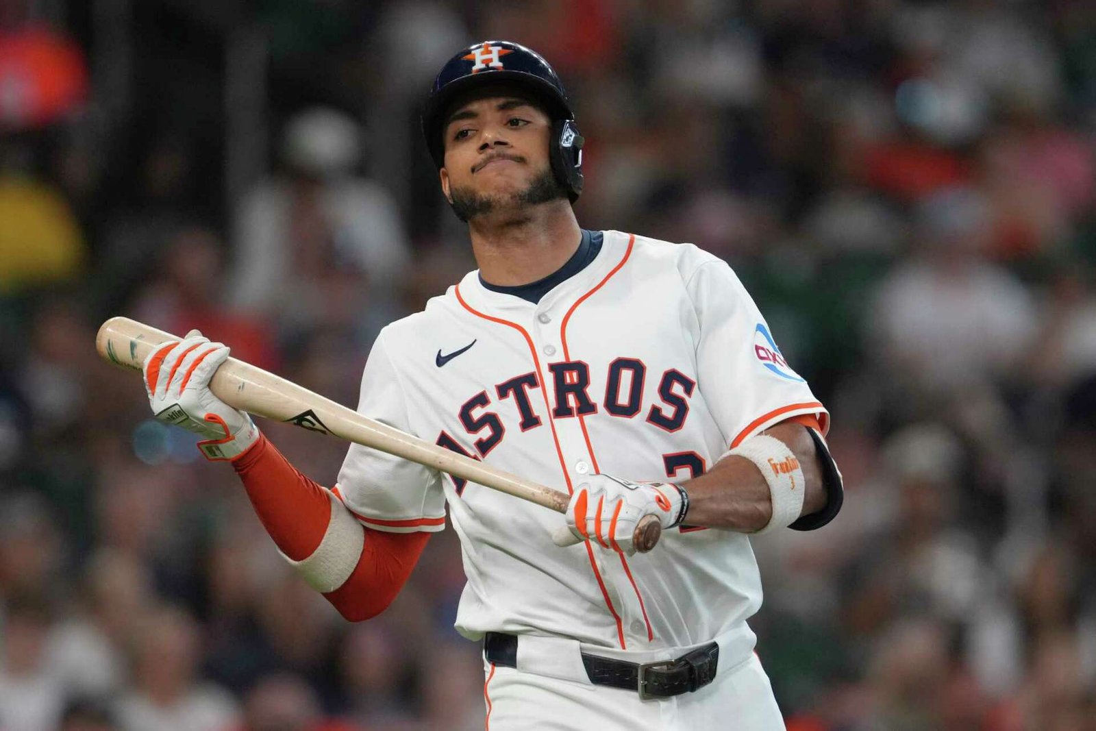 Jeremy Peña queda fuera de la alineación de los Astros tras molestia en la corva