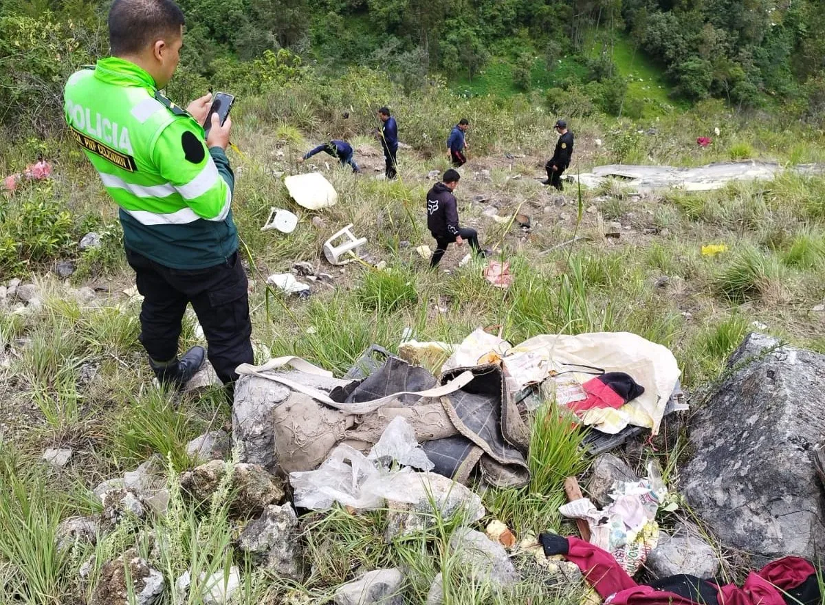 Accidente en Cajamarca dejó 14 muertos y cinco heridos