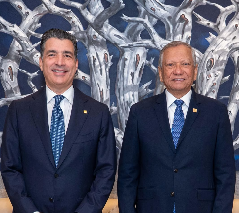 Banreservas y Popular refuerzan diálogo sobre sistema financiero