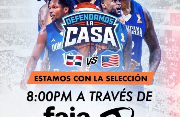 La plataforma Faia Sports transmitirá este viernes 3 de julio a las 8:00 de la noche de manera exclusiva, el partido de la selección dominicana de baloncesto frente a Estados Unidos, en un compromiso decisivo por un puesto en el Mundial de Baloncesto Qatar 2027. Asimismo, el lunes 6 de julio, a la misma hora, el equipo nacional se enfrentará a Nicaragua en otro encuentro clave dentro de su ruta clasificatoria. Ambos encuentros serán celebrados en la nueva Arena Banreservas Virgilio Travieso Soto. Los partidos podrán ser vistos a través del canal de YouTube de Faia Sports y por Teleuniverso, canal 29, como parte de la cobertura especial organizada para llevar estos enfrentamientos al público dominicano. Para la transmisión de los partidos Faia Sports promovió la campaña “Defendamos la Casa: con la selección del pueblo”, una iniciativa en conjunto con la Federación Dominicana de Baloncesto (FEDOMBAL), con el objetivo de fortalecer el respaldo de la fanaticada al equipo nacional. Al hacer el anuncio de la transmisión, el presidente ejecutivo de Faia Sports, Orlando Jorge Villegas, explicó que la transmisión de los partidos busca acercar aún más a los seguidores del baloncesto dominicano. Jorge Villegas exhortó a la población a apoyar masivamente a la selección, llenando la arena en ambos encuentros y respaldando al equipo en su camino hacia la clasificación mundialista. La campaña “Defendamos la Casa” procura consolidar el vínculo entre la selección y el público, promoviendo el deporte como una herramienta de integración, desarrollo y orgullo nacional, en medio de las aspiraciones de alcanzar un lugar en el Mundial FIBA Qatar 2027.