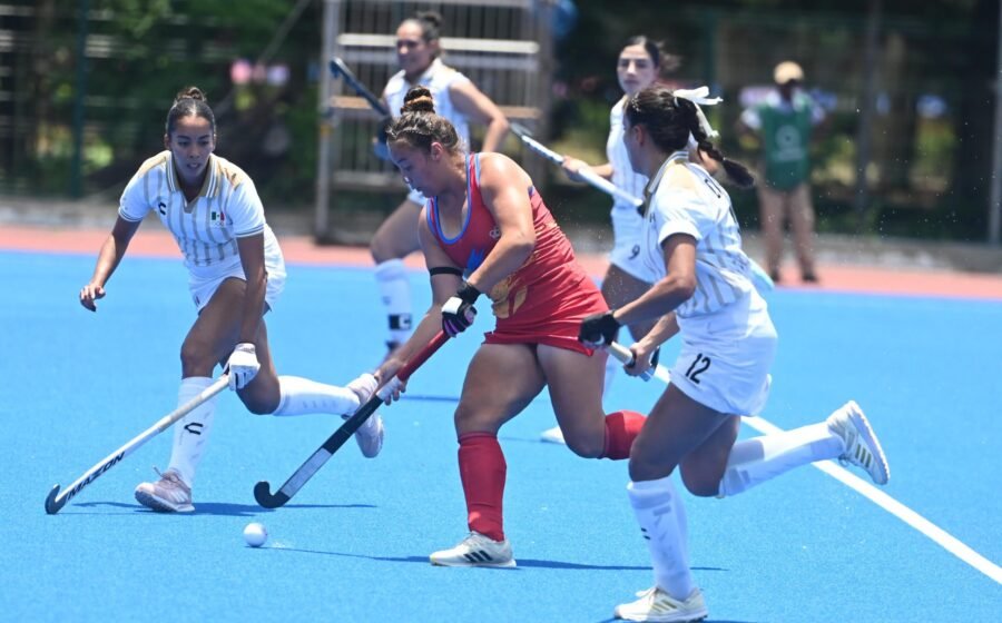 México remonta y golea 6-2 a Venezuela en hockey femenino